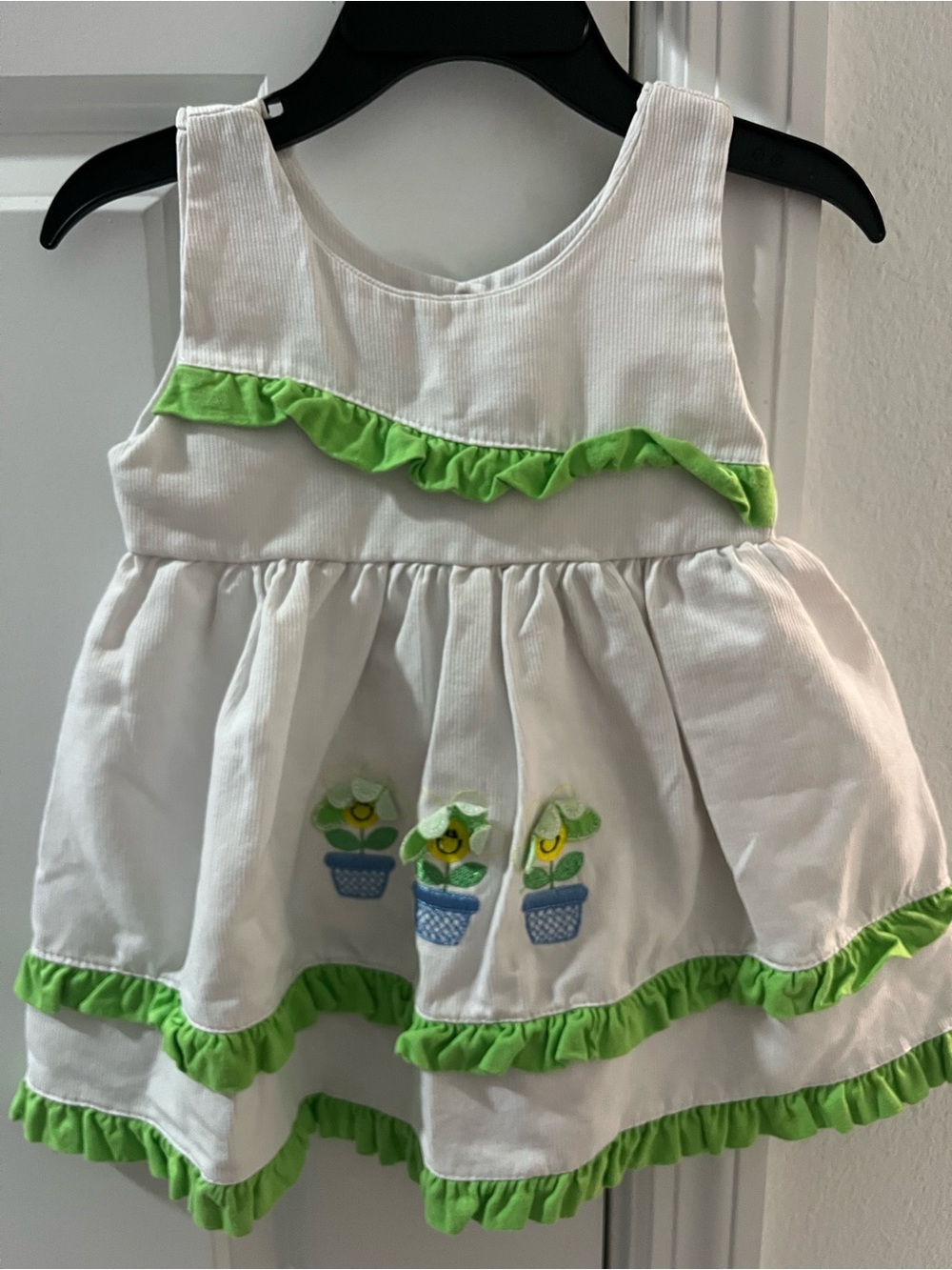 1980s-1990s Vintage KIFOFURA flower dress (6-9m)